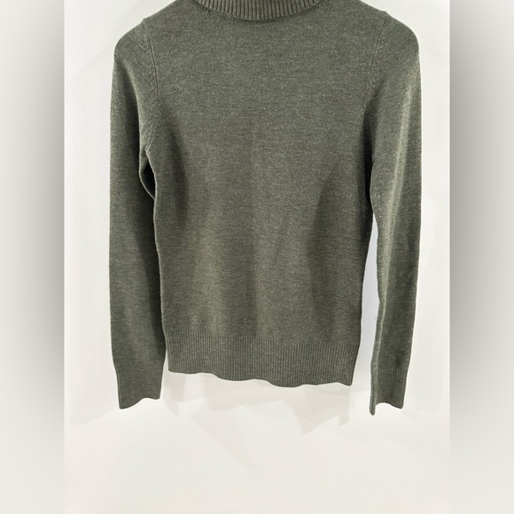 French Connection Forrest Green Turtleneck Sweater Size Small - Picture 4 of 6